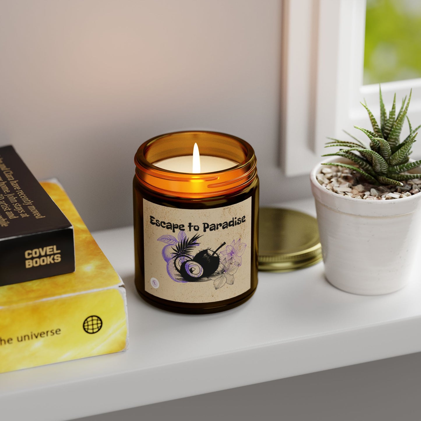 ESCAPE TO PARADISE-Scented Candles (4oz, 9oz)