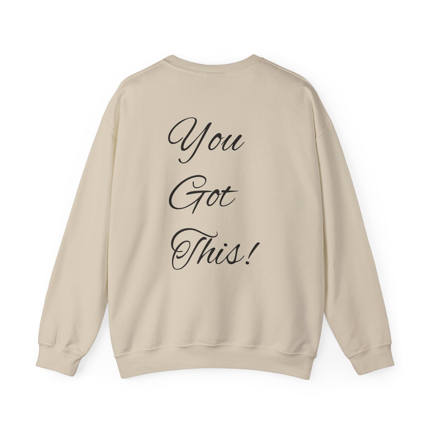 NEVER GIVE UP-Unisex Heavy Blend™ Crewneck Sweatshirt