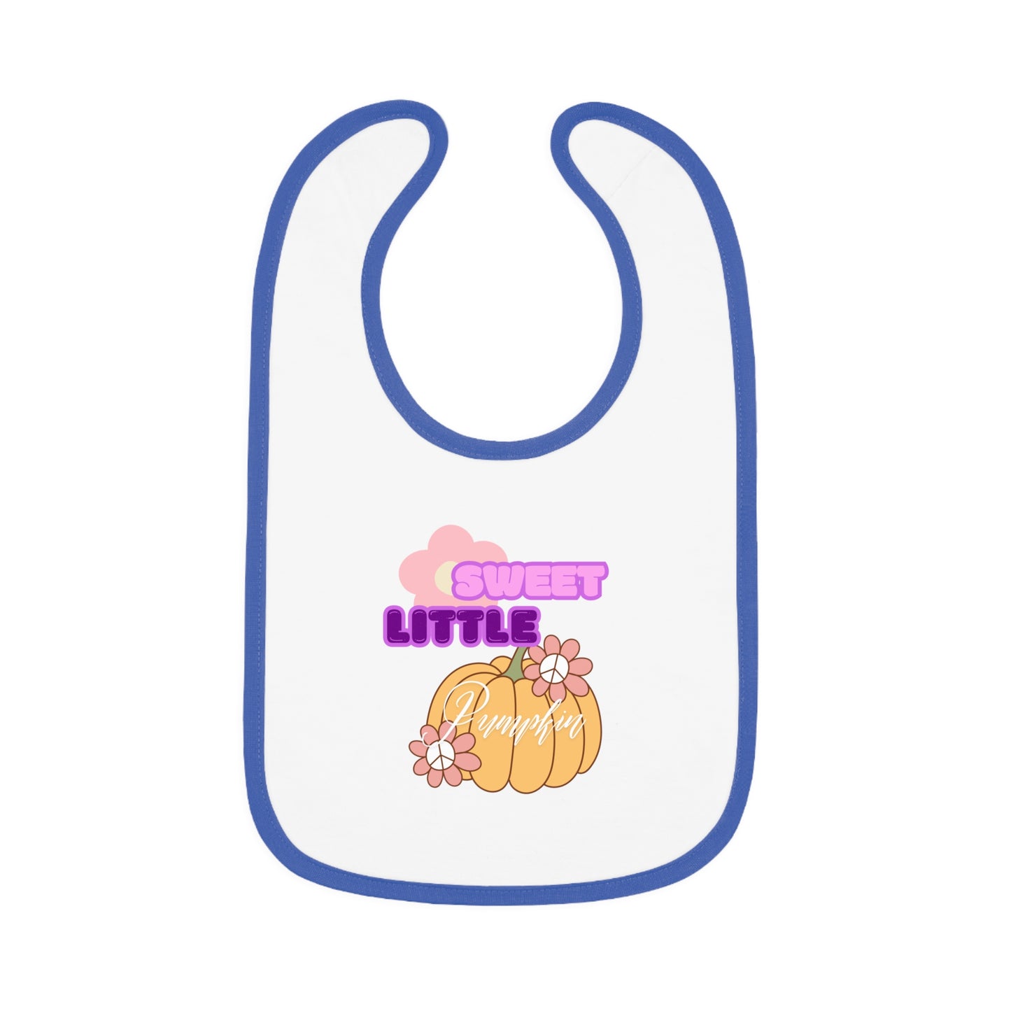 Baby Contrast Trim Jersey Bib