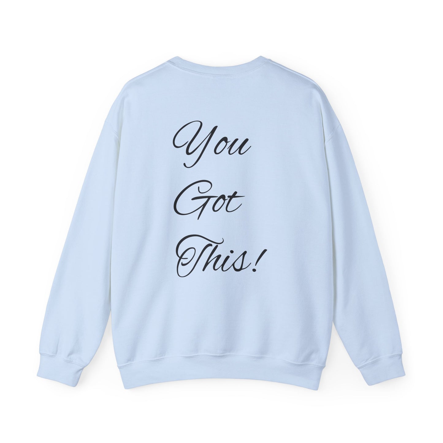 NEVER GIVE UP-Unisex Heavy Blend™ Crewneck Sweatshirt