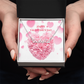 Valentine Hearts Personalized Name Necklace