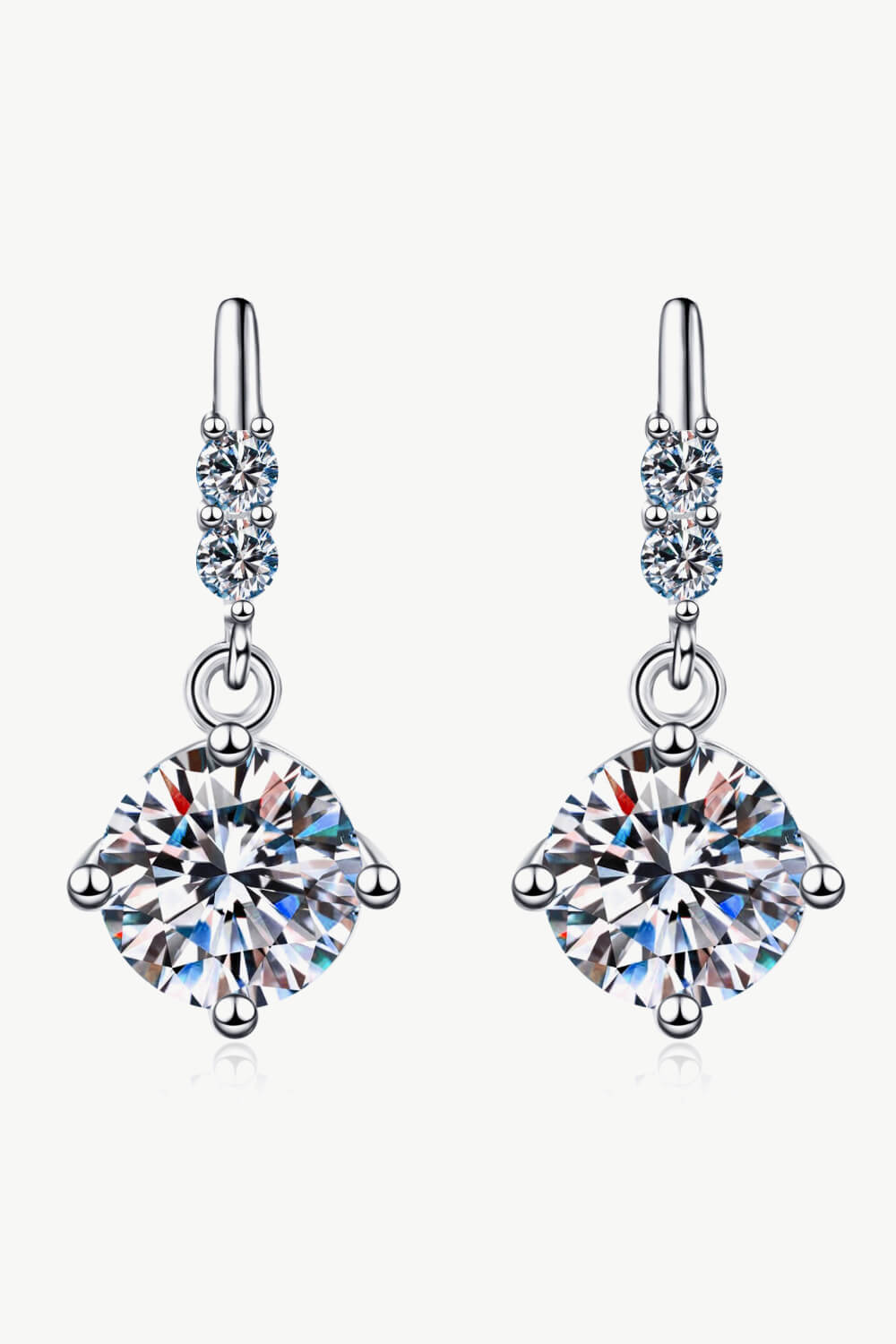 Moissanite Drop Earrings